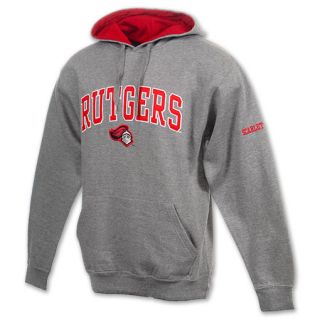 Rutgers Scarlet Knights Arch NCAA Mens Hoodie Grey