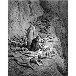 Window Cling Gustave Dore Dante The Avaricious Adrian V