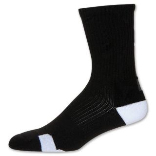 SofSole Basketball Crew Socks Black/White