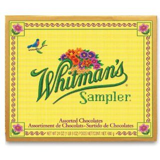 Whitmans Sampler Assorted Chocolate, 24 Ounce Box 