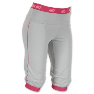 Girls Nike Victory Capri Pants Strata Grey/Fusion