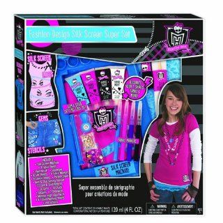 Monster High Fashion Design Silk Screen Super Set: Toys