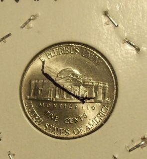 Error Coin 2008 P Jefferson nickel TOOL MARKS?/DIE POLISHING MARKS