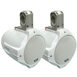 PYLE Product PYLE PLMRW85 2 Way White Wakeboard Speakers