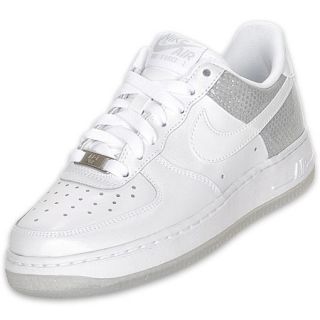 Nike Kids Air Force 1 Low Basketball Shoe White