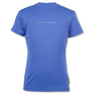 Nike LIVESTRONG Legend Kids Tee Shirt Blue