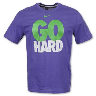 Nike Go Hard Mens Tee Shirt Varsity Purple