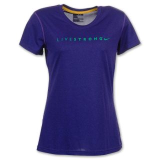 Womens Nike LIVESTRONG Legend Tee Shirt Court
