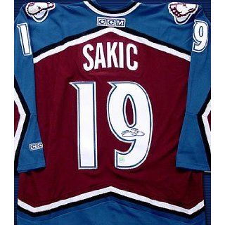 Joe Sakic Signed Uniform   Replica