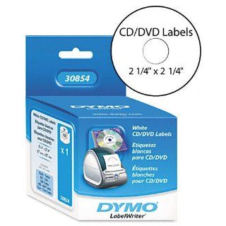 DYMO® CD/DVD Labels for Label Printers, 2 1/4in dia