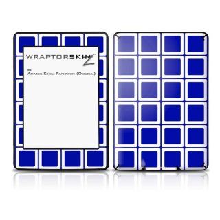 Squared Royal Blue   Decal Style Skin fits  Kindle