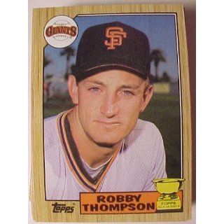 1987 Topps #658 Robby Thompson