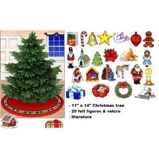 Christmas Tree Advent Calendar Felt Flannel Board Set
