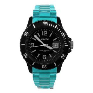 Waooh   Watch BASTIA 38 Black & Turquoise Watches 