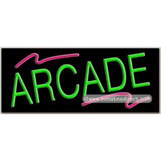 Arcade Neon Sign (13H x 32L x 3D) Grocery & Gourmet
