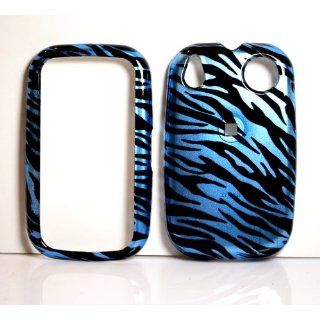 Blue Zebra Strips Snap on Hard Shell Protector Cover Case