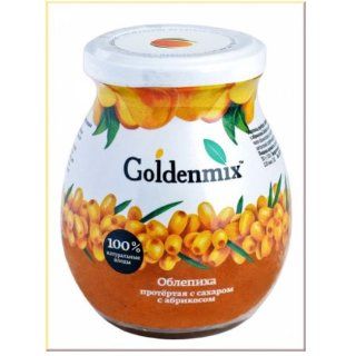 Goldenmix Sea Buckthorn Mashed with Apricot 270gr Grocery