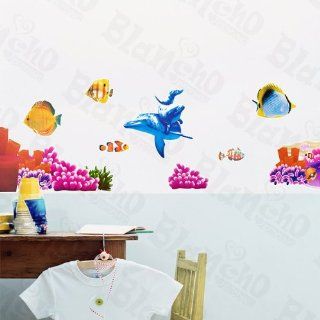 Aquarium World   Wall Decals Stickers Appliques Home Decor