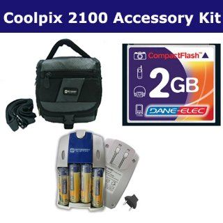Nikon Coolpix 2100 Digital Camera Accessory Kit includes