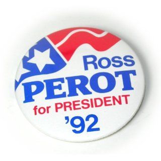 Ross Perot for President 1992 Campaign Pinback Button