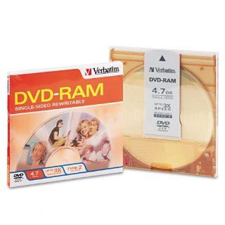 Verbatim  Disc DVD RAM 4.7GB R/W 3X single sided type 4