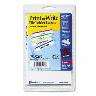 Avery : Print or Write File Folder Labels, 3 7/16 x 11/16