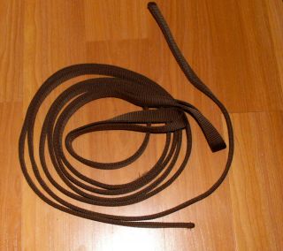 Western gaming or horse split reins brown nylon can be used for