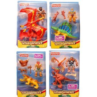 Imaginext Dino Figure Assortment Set of 4: Toys & Games