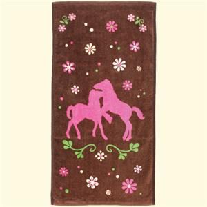 Spiegelburg Girls Horse Friends Magic Hand Towel Pony Hand Brown Pink