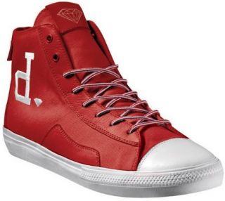 Diamond Supply Footwear Brilliant Red Canvas Shoes Shoes