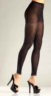  and Silver Shimmering Spandex Mix One Size Legging Hosiery