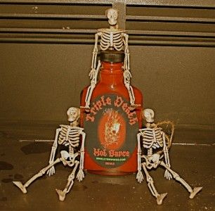 Triple Death Bhut Jolokia Ghost Chili Pepper Hot Sauce