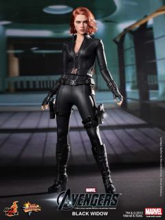 Hot Toys The Avengers 2012 Black Widow Scarlett Johansson New 1 6