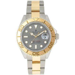 Rolex Yachtmaster Grey Index Dial Oyster Bracelet Two Tone Mens Watch
