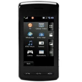 AT T LG Vu CU920 Black GSM 3G Live TV Camera Cell Phone No Contract