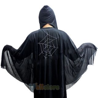 Hot Ghost Scream Movie Ghost Face Cloak Scary Adult Halloween Costume