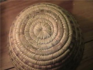 Old Native American Large Hopi Coil Basket 9 x 6 c1900 Nice 2nd Mesa
