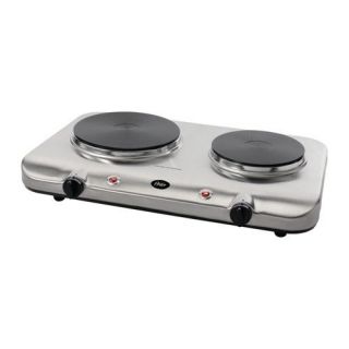 Oster Stainless Steel Double Burner Hot Plate