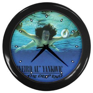 Advance Wall Clock 10 in diameter Black plastic frame with a plastic