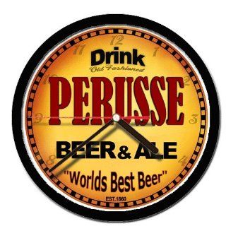 PERUSSE beer and ale cerveza wall clock 