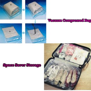 New Vacuum Compressed Bag and Space Saver Storage Home Organization