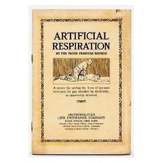 Artificial Respiration Prone Pressure Method Book 1930s