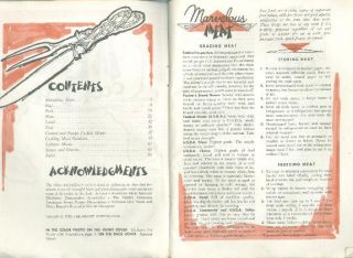 1958 Good Housekeeping Meat Cook Book Booklet