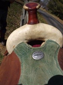 17 Seat Used Billy Cook Western Roping Saddle 8342 Back Girth Breast
