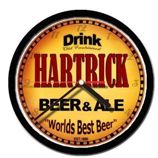 HARTRICK beer and ale cerveza wall clock 