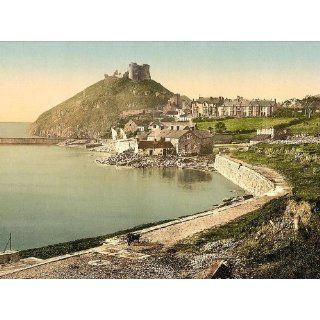 Vintage Travel Poster   From the parade Criccieth Castle