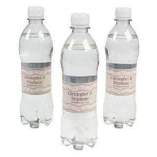 Personalized Rustic Western Wedding Water Bottle Labels
