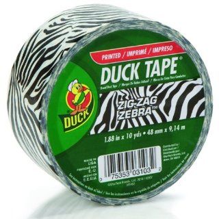  Tape (Single Roll), Black/White, 1.88 Inch by 10 Yards   