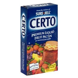 Sure Jell Certo Fruit Pectin, 6 Ounce Boxes (Pack of 4) 