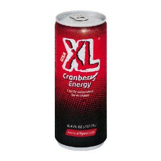 XL Energy Drink, Cranberry, 8.4 Ounce Cans (Pack of 24): 